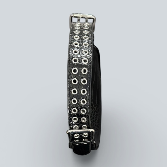 Urban Outfitters Faux Croc Shoulder Bag – Black - Picture 2 of 6